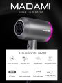 Professional Hair Dryer 2 in 1 Hot Air Brush Low Noise Hair Dryers Negative Ionic Hair Blow Salon Dryer Hot Cold Strong Wind. 