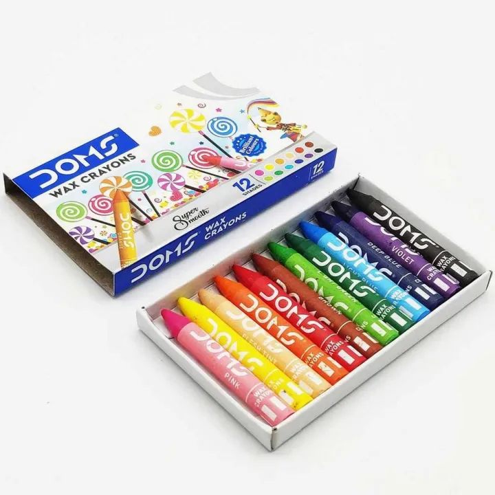 Doms%20Wax%20Crayons%20(Pack%20of%2012%20shades)%20-%20Image%202