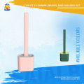 New Silicone Toilet Cleaning Brush And Holder Set.