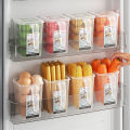 1/3pcs Refrigerator Side Door Storage Box Food Vegetable Fruit Eggs Fresh Organizer with Handle Household Kitchen Fridge Containers Box. 