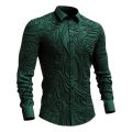 Long Sleeve Shirts for Men Metallic Sequins Nightclub Prom Party Luxury Disco Shirts Designer Men Clothing Costume. 