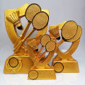Celebrate Sporting Achievements With The Exclusive Badminton Tournament Sports Trophy Combo - Trophy Set. 