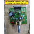 Double Speaker TDA7297 DC 12V Audio Amplifier Dual Channel 15W+15W. 