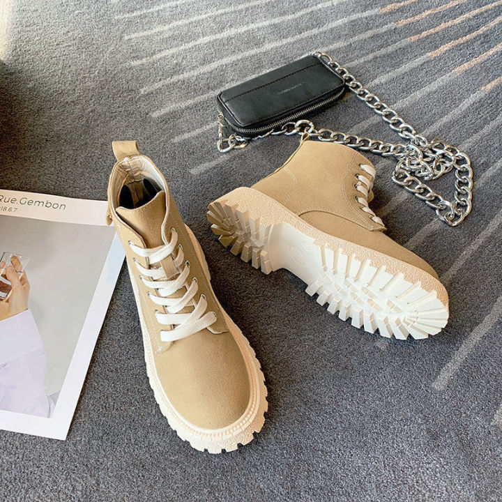Women's%20Pocket%20Canvas%20Martin%20Boots2023Autumn%20Internet%20Hot%20Korean%20Style%20round%20Head%20Lace-up%20Platform%20All-Match%20British%20Style%20Booties%20-%20Image%207
