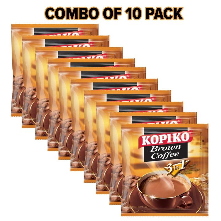 Kopiko Brown Coffee 3 in 1 20GRM 10PCS PACK