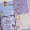 Sanrio mymelody Kuromi Cinnamoroll Sticky Stationery Notepad Posted it Office bookmark Sticky notes kawaii design Stickers in notebook Memo pad kids gift.