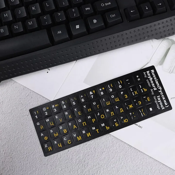 Button Box Stickers For Numeric Keyboard 【happy one】Waterproof Standard Keyboard Stickers Layout with Button ...