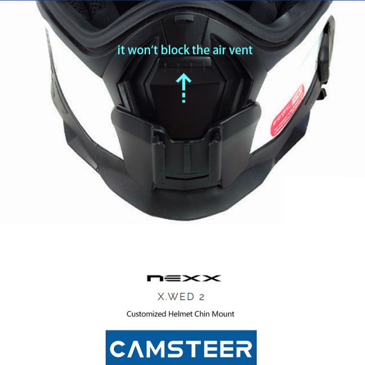 NEXX%20X.WED%202%20Helmet%20Custom%20Aluminium%20Chin%20Mount%20for%20GoPro%20Hero12%2011%2010%209%20Insta360%20X4%20X3%20Ace%20pro%20DJI%20Action%203%204%20Camera%20Accessory%20-%20Image%203