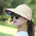 1pc Golf Sun Cap Women's UPF 50+ UV Protection Wide Brim Beach Sun Hat Visor Hats for Women Wife Girls Gift Uulticolor Fashion. 