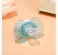 Kiss me Baby silicone pacifier with lid sleeping nipple newborn baby comfort Nipple -1pcs.