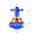 New Spinning Top Flash Luminous Spinning Tops Toy Colorful Top Ejection Toy Flashing Led Gyroscope Children Classic Toys. 