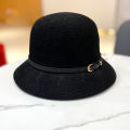 New Women's Sun Hat Simple Linen Breathable Refreshing Hat Summer Travel Sunscreen Sun Ribbon Decoration Foldable Straw Hat Gift. 