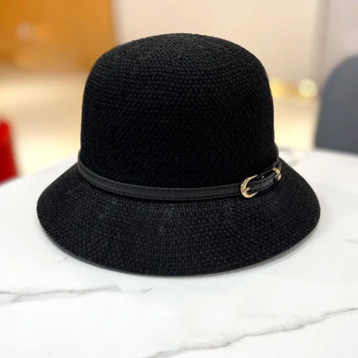 New%20Women's%20Sun%20Hat%20Simple%20Linen%20Breathable%20Refreshing%20Hat%20Summer%20Travel%20Sunscreen%20Sun%20Ribbon%20Decoration%20Foldable%20Straw%20Hat%20Gift%20-%20Image%209