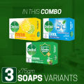 Dettol Soap Summer Pack of 3 Bathing Bar Soap (Cool, Fresh & Original) 75gm x 3. 