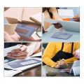 4 Pcs Template Ruler Guide Envelope Addressing Guide Stencil Ruler for Envelopes Brush Pens Making Thank You Card.