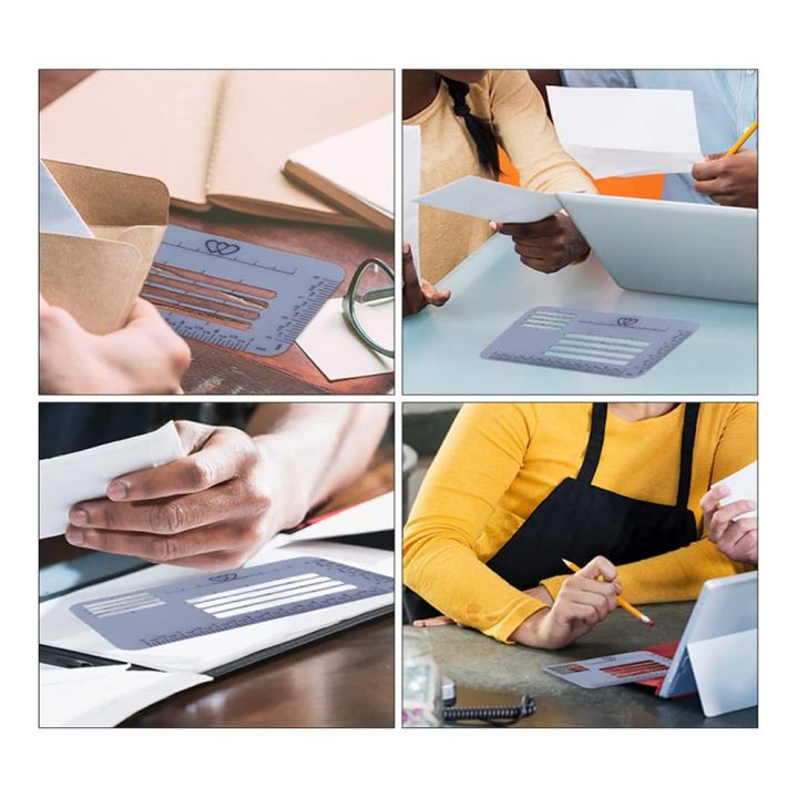 4%20Pcs%20Template%20Ruler%20Guide%20Envelope%20Addressing%20Guide%20Stencil%20Ruler%20for%20Envelopes%20Brush%20Pens%20Making%20Thank%20You%20Card%20-%20Image%206