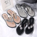 2023French Style Slippers Summer Sandals Lightweight Slippers Women's Outdoor Casual Flip Flops New Flat Bottom Flip-Flops Women's Shoes.