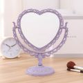 31 Nians love heart shaped dormitory desktop princess mirror table decoration girl pink heart makeup dressing mirror. 