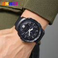 Skmei Men's Watches G style Mens Dual Display Electronic Quartz Watches Outdoor Sports 50M Waterproof LED Watch 2163. 