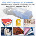 YIERYI Thickness Gauge 0-12.7mm Digital Thickness Caliper Width Measuring Tool for Small Item Measurement.