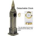 London's Big Ben Clock Tower Showpiece with a Watch Antique bronze a statue of London landmark model figure Home Office Decore.