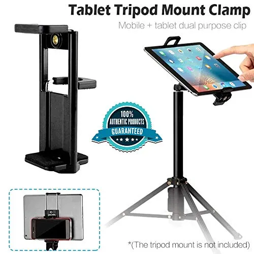 Yunteng%20Ipad%20+%20Phone%20Tripod%20Mount%20Holder%202%20in%201,%20Universal%20Smartphone%20And%20Tablet%20Mount%20-%20-%20Image%204