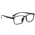 Vazrobe 155mm Oversized Reading Glasses Male Women +150 200 250 300 TR90 Eyeglsses Frame Men Wide Spectacles Black No Screw 9g. 