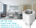 Smart Steckdose Wifi 16A Smart Plug Kompatibel mit Alexa und Google Assistant App für Android und iOS.
