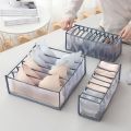 Household Underwear Bra Socks Storage Net Box Multi Lattice Separation Storage.