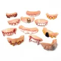 Halloween Simulation Denture Funny Soft Braces Rotten Teeth Cosplay Tricky Props. 