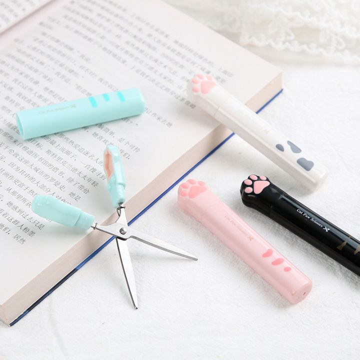 RHS%20Online%20Mini%20Cute%20Cat%20Paw%20Scissors%20Stainless%20Steel%20Cutters%20Portable%20Unboxer%20Paper%20Cutting%20Journaling%20-%20Image%203