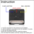 Silent Kit Radio Controlled DIY Atomic Time Quartz Clock Movement Mechanism Replacement Accessories MA. 