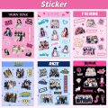 【Fashion】Kpop Idol Straykids Ive (G)I-DLE Stickers. 