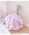 Bath Sponge Soft net foaming rich bath ball new splicing color large bath flower bath ball bath ball household toiletries -1pcs. 
