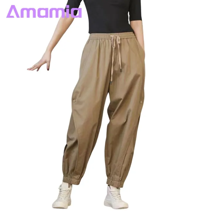 Amamia%20Summer%20Harem%20Pants%20Pockets%20Stretchy%20Waist%20Lady%20Harem%20Pants%20-%20Image%209