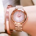 Meibin Fashion Steel Strap Life Waterproof Quartz Watch, Ideal choice for Gifts.