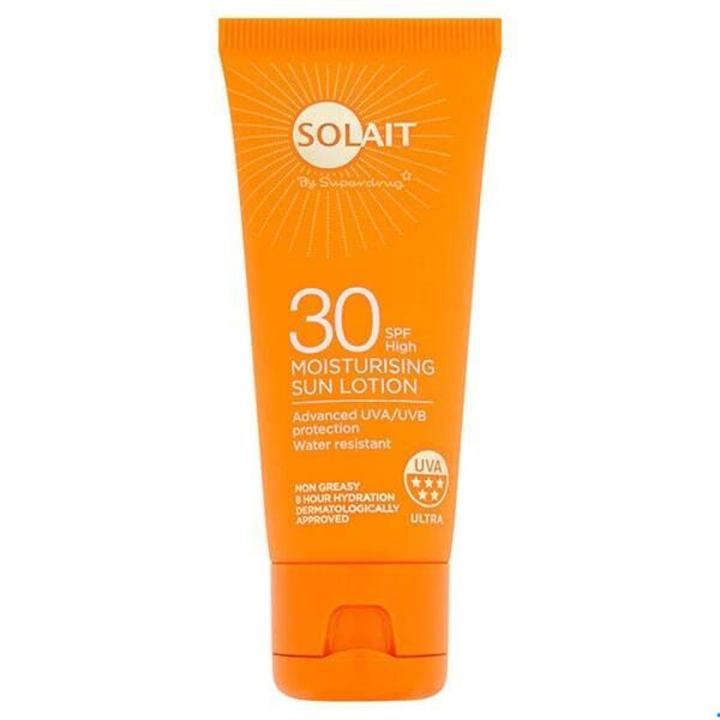 Solait Moisturising Sun Lotion SPF 30 High Travel Size 36ml UK