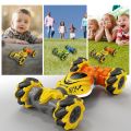 2.4G RC Car Toy Radio Remote Control Cars 4WD RC Watch Gesture Sensor Rotation Twist Stunt Drift Vehicle Toy for CHildren Kids.