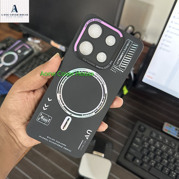 For Xiaomi Redmi Note 13 Slim Protective Cover with MagSafe Soft