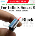 For Infinix Smart 8 X6525 X6525D Sim Tray Micro SD Card Slot with Sim Ejector Pin Replacement Part. 