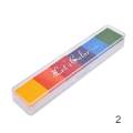 6Colors Non-Toxic Color Ink Pad Inkpad Rubber Stamp Finger Print DIY Craft Stamp,.