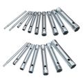 NANLIY- 10Pcs 6-22mm Metric Tubular Box Wrench Set Tube Bar Spark-Plug Spanner Steel Double Ended for Automotive Plumb Repair. 