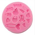 3D Baby Clothes Shower DIY Silicone Mold Fondant Kitchen Cake Decorating Molds for Chocolate Mould Baking Tools.