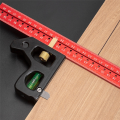 Gauges Heavy Duty High-Precision Multifunction Combined Square Angle Ruler 40cm Long Movable Angle Ruler. 