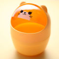 Ins Desktop with Lid Trash Can Mini Kawaii Cute Bear Trash Bin Storage Box Girl. 