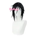 Sebastian Michaelis Cosplay Black Butler Cosplay Men Short Black Wig Cosplay Anime Cosplay Wig Heat Resistant Synthetic Wigs. 