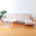 Various size clear plastic furniture cover sofa cover chair cover. 