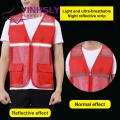 Volunteer Waistcoat Double Pocket Non-deformable Volunteer Work Vest Coat. 