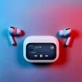 Airpods Pro 2 With Screen Display ANC / ENC Dobble Dark Touch Control Noise Reduction Long Battery Bluetooth Headphone Best quality.
