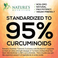 Turmeric Curcumin Supplement 60 Capsules with BioPerine & Ginger 95% Standardized Curcuminoids 2600mg Black Pepper for Max Absorption Joint Support. 
